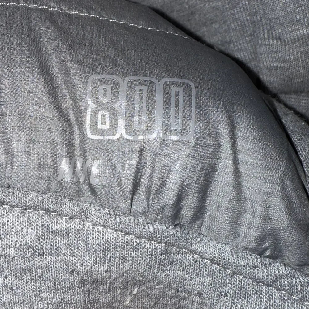 Nike Tech Sportswear NSW Aeroloft‎ 800 Down Tech Fleece Jacket Gray Womens Large